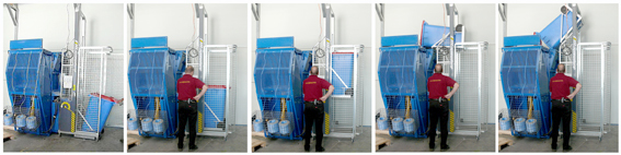 rent a bin lifter bin tipper emptying bin